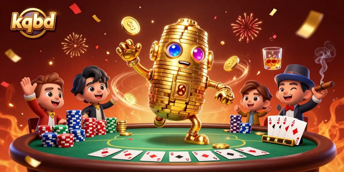 Experience real-time kqbd results in an energetic casino scene featuring dynamic characters and vibrant elements.