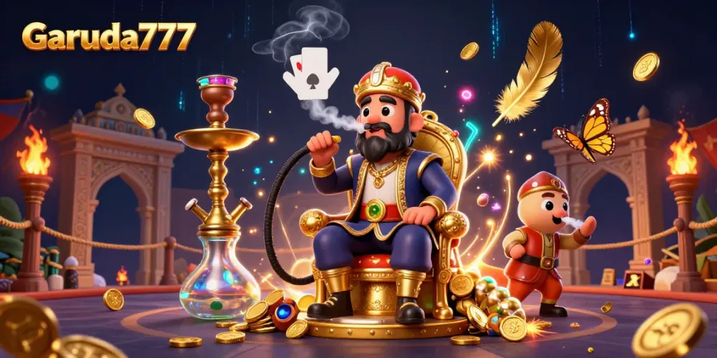 Permainan slot online Garuda777 yang menarik dengan simbol keberuntungan dan petualangan memukau.
