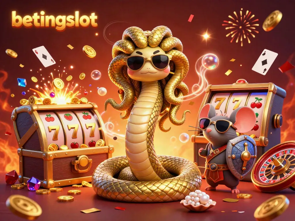 Permainan slot interaktif betingslot dipenuhi karakter Medusa dan mouse pejuang.
