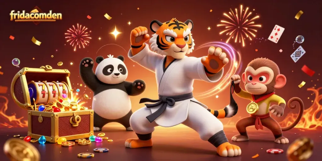 Experience winning strategies at fridacamden casino with vibrant slot reels and dynamic characters.