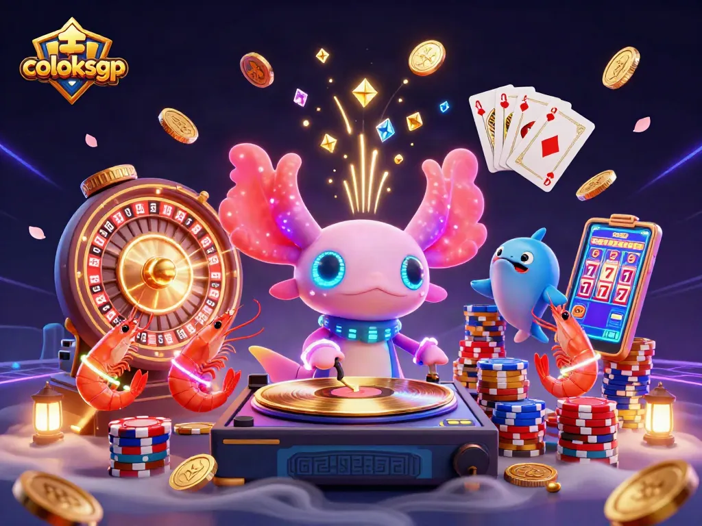 Coloksgp menghadirkan keseruan bermain slot dengan suasana kasino 3D yang meriah dan inovatif.