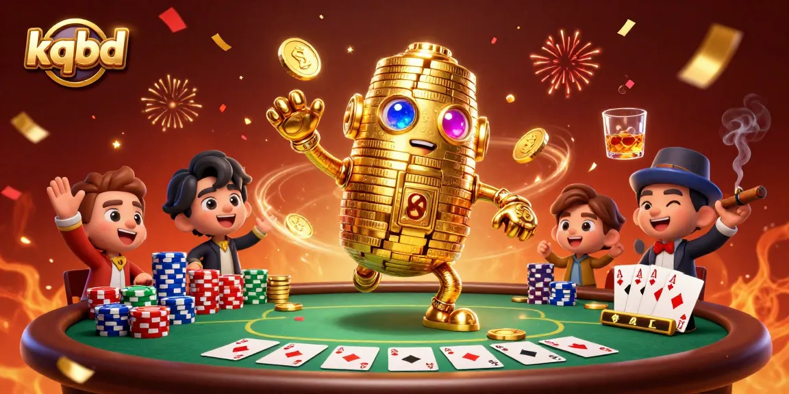 Experience real-time kqbd results in an energetic casino scene featuring dynamic characters and vibrant elements.