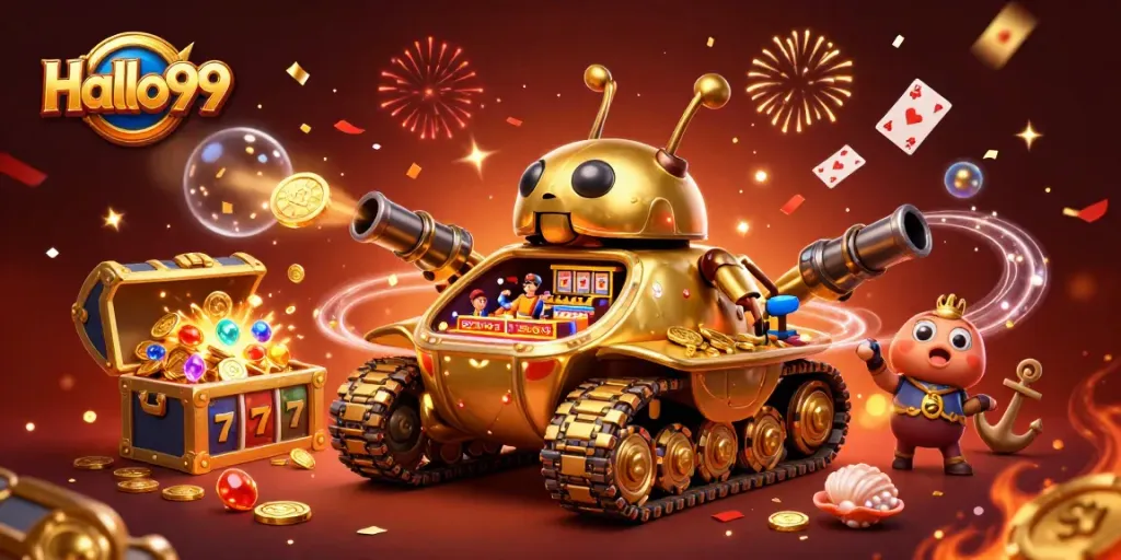 Experience winning thrills at Halo99 with golden beetle tank casino bursting with fun!