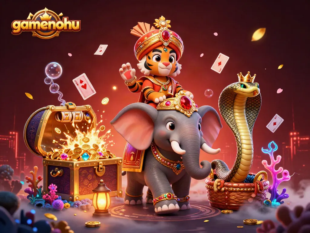 Experience thrilling slots action with gamenohu in a vibrant casino world filled with treasure and excitement.