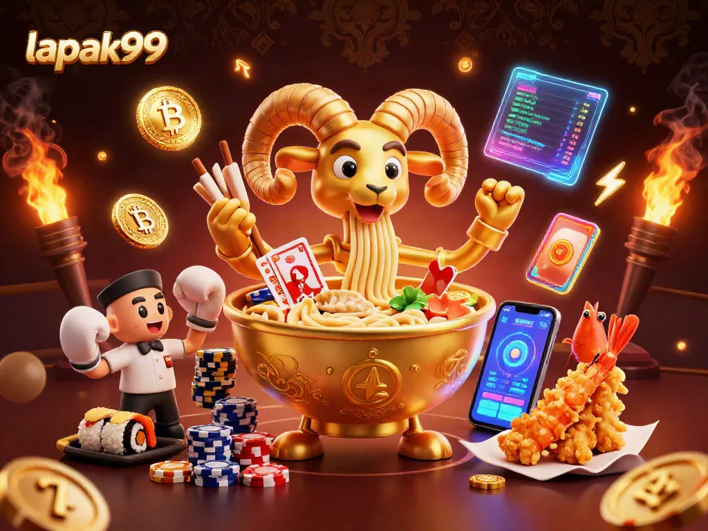 Join lapak99 for a thrilling casino experience with animated characters, vibrant colors, and dynamic gameplay elements.